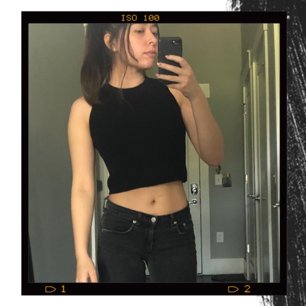 Vintage Cropped Wool Tank
